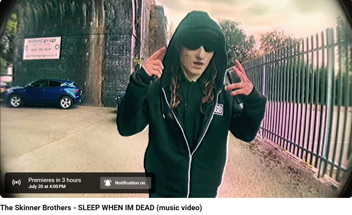 Upcoming video: I'll Sleep When I'm Dead