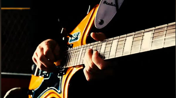 Screenshot from the music video for Prawn Soup